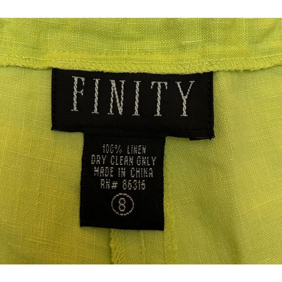 FINITY Women's Linen Drawstring Wide Leg Pants | Size 8 | Excellent Condition! - Picture 5 of 5